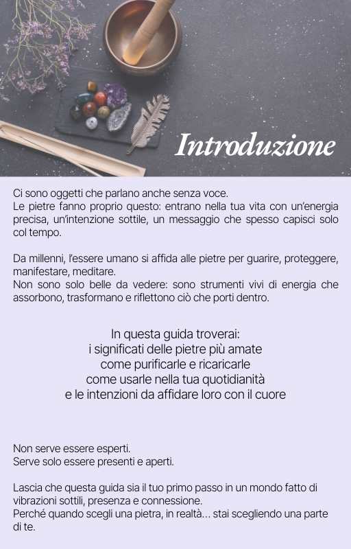 Scopri le pietre