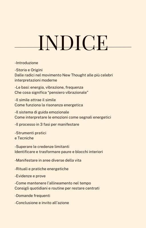 Corso Legge dell'Attrazione